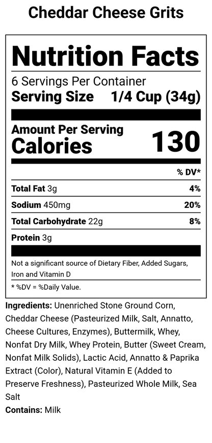 Cheddar Cheese Grits, 2-Pack